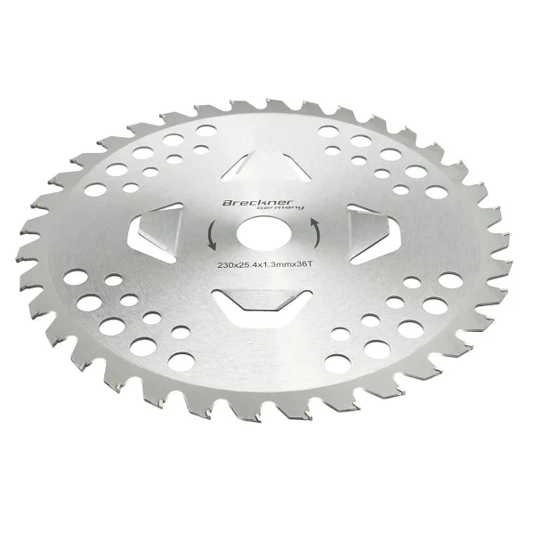 Disc circular vidia pentru motocoasa/trimmer, Breckner Germany, 230x25.4 mm, 36 dinti