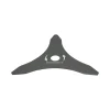 Disc metalic stea pentru motocoasa/trimmer, Thor, 3 dinti lungi, 255x25.4x1.4 mm