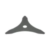 Disc metalic stea pentru motocoasa/trimmer, Thor, 3 dinti lungi, 255x25.4x1.4 mm
