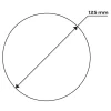 Discheta diamantata lustruit/slefuit, mediu umed, granulatie 100, 125 mm, Graphite