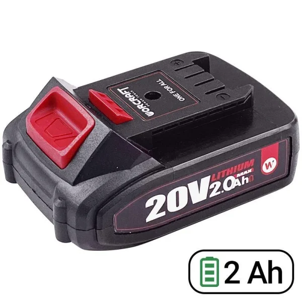 Fierastrau tip sabie, cu acumulator 2 Ah, 20V Li-ion, incarcator si geanta, Worcraft