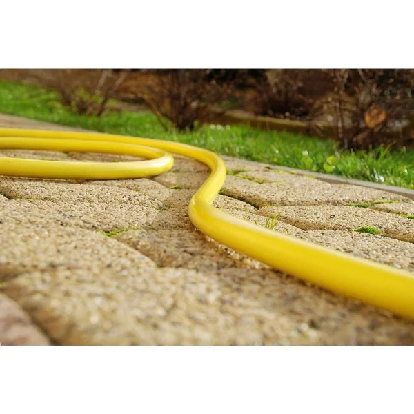 Furtun de gradina, 4 straturi, cu 2 cuple si adaptor, 3/4", 20 m, Cellfast Yellow