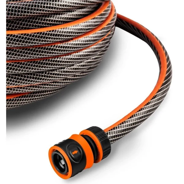 Furtun de gradina, 6 straturi, antirasucire, cu 2 cuple si adaptor, 1/2", 50 m, NEO