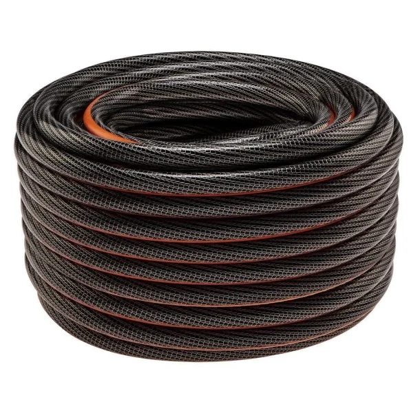 Furtun de gradina, NEO, cu pistol de stropit, carucior cu tambur, accesorii, 6 straturi, 1/2", 50 m