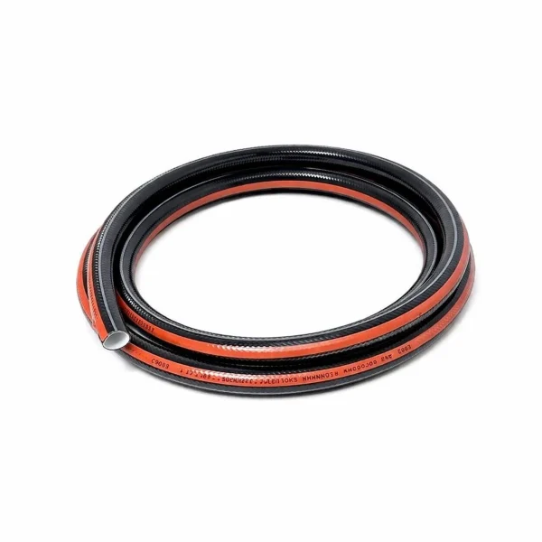 Furtun cu carucior metalic pentru gradina, pistol de stropit, 1/2", 50+2 m, 4 straturi, ranforsat, Richmann Exclusive