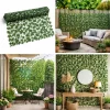 Gard viu artificial decorativ cu frunze iedera, culoare verde, dimensiune 300 x 100cm