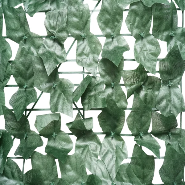 Gard viu artificial decorativ cu frunze iedera, culoare verde, dimensiune 300 x 100cm