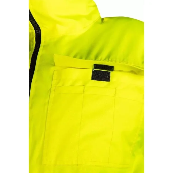 Geaca de lucru, vesta, 3 in 1, reflectorizanta, poliester, galben, model Hi-Vis, marimea L/52