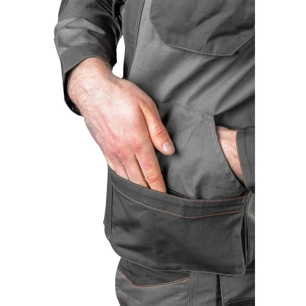 Geaca de lucru, convertibila in vesta, 2 in 1, maneci detasabile, bumbac, marimea XXXL/58, NEO