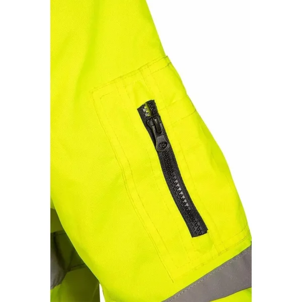 Geaca de lucru, vesta, 3 in 1, reflectorizanta, poliester, galben, model Hi-Vis, marimea XL/54