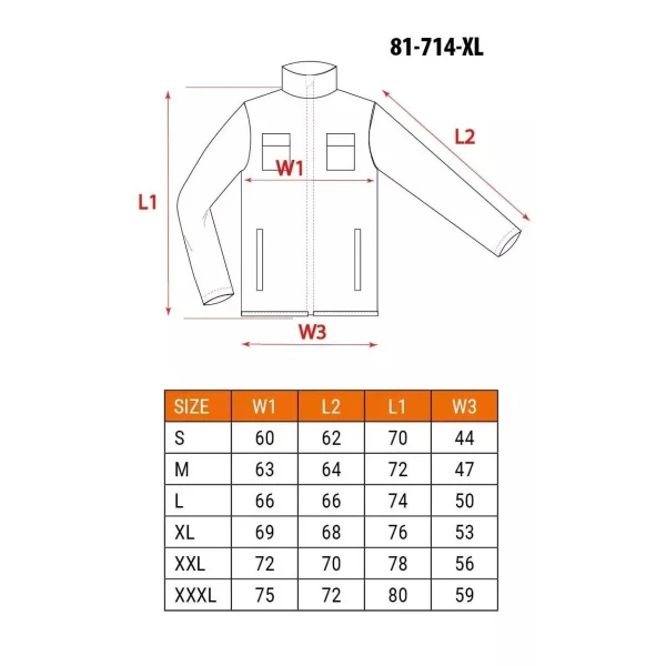 Geaca de lucru, vesta, 3 in 1, reflectorizanta, poliester, galben, model Hi-Vis, marimea XL/54