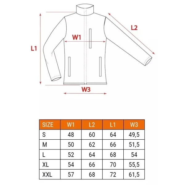 Geaca din lana polara pentru femei, model Woman Line, negru, marimea XXL/44, NEO
