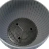 Set 4 ghivece de flori suspendat 26x16 cm, gri inchis
