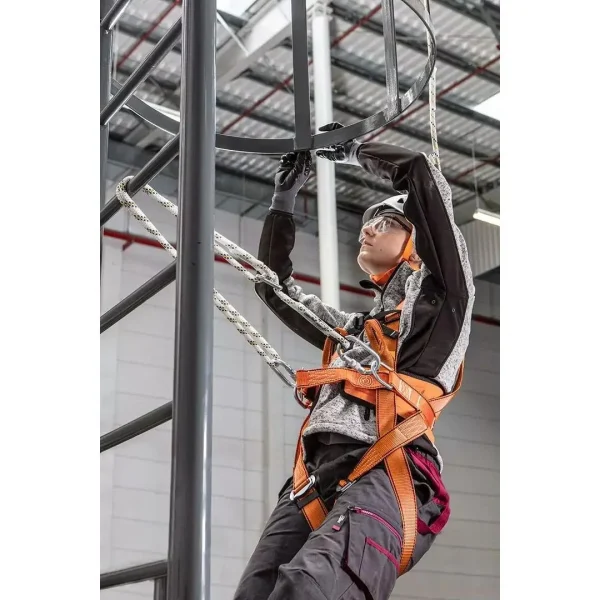 Kit pentru lucrul la inaltime cu ham P 05, centura de siguranta 2 m, amortizor, geanta, M-XL, NEO