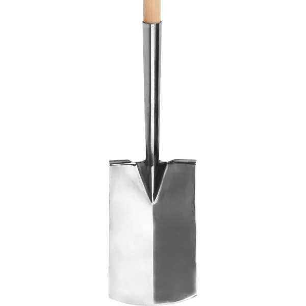Harlet, cazma, drept, inox, coada lemn, 55x18x118 cm, Strend Pro Premium