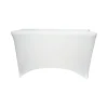 Husa pentru masa dreptunghiulara, culoare alba, elastica, dimensiune 180 x 70 x 74cm