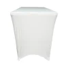 Husa pentru masa dreptunghiulara, culoare alba, elastica, dimensiune 152 x 70 x 74cm
