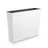 Set 2 jardiniere decorative, Urbi Case, alb, 58x18x49.8 cm