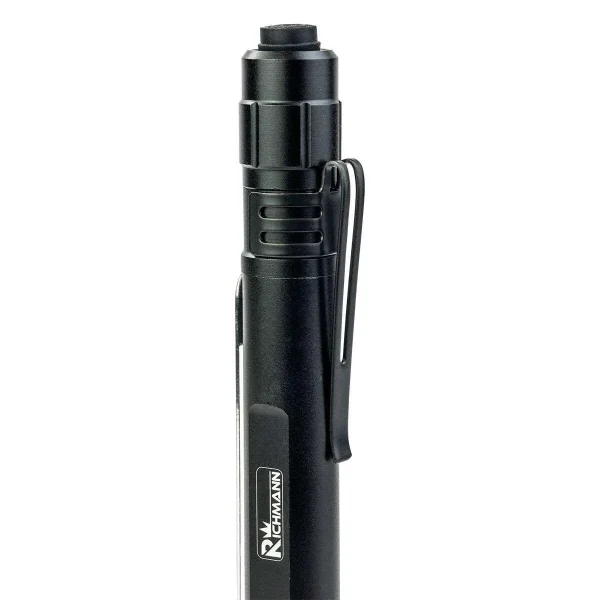Lanterna mini, tip stilou, LED 1W + LED 3W, 100 lm + 200 lm, ZOOM, 50 m, Richmann