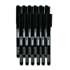 Marker permanent, 1 mm, negru, subtire, cu varf lung, Richmann
