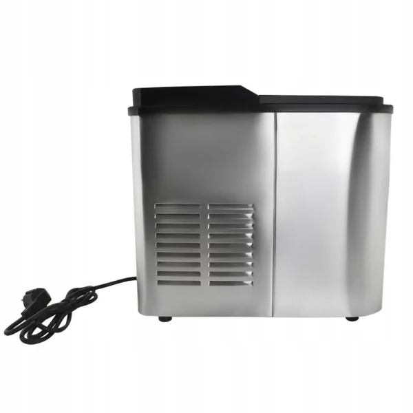 Masina de facut cuburi de gheata, 3 dimensiuni, 120 W, afisaj LCD, ceas si temporizator, rezervor 2.2 L, 12 kg/zi, Ruhhy