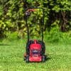Masina de tuns iarba, gazon, electrica, motor fara perii, cu 2 acumulatori 4 Ah, incarcator, 2x20V Li-ion, 32 cm, Worcraft