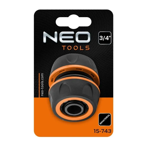 Mufa furtun, cuplaj rapid, bimaterial, 3/4", NEO