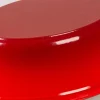 Oala de fonta emailata cu capac, maner din inox, rosie, 4 L, Magic Home