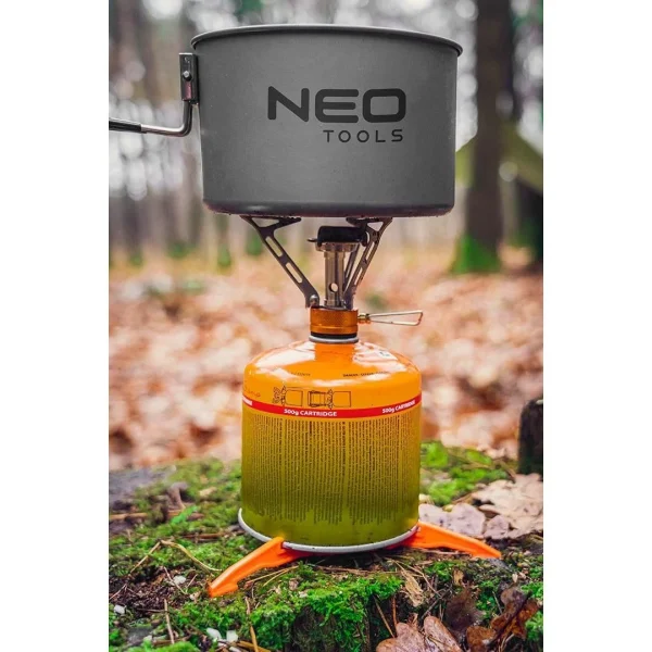 Oala, tigaie si ibric/ceainic, turistic, camping, aluminiu, set 3 piese, NEO
