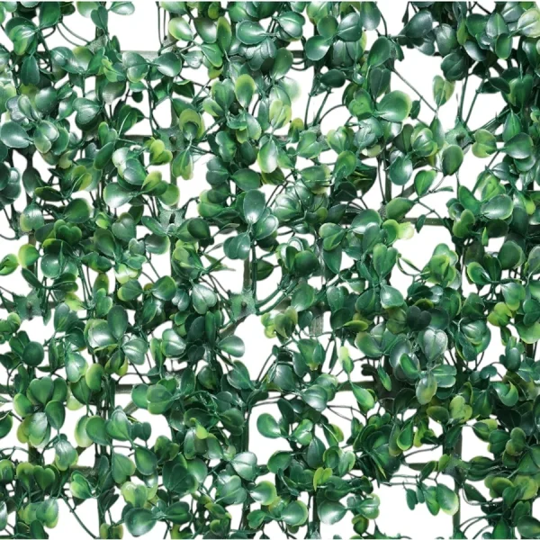 Panou Decorativ Gard viu artificial cu frunze mici, culoare verde, dimensiune 40 x 60cm