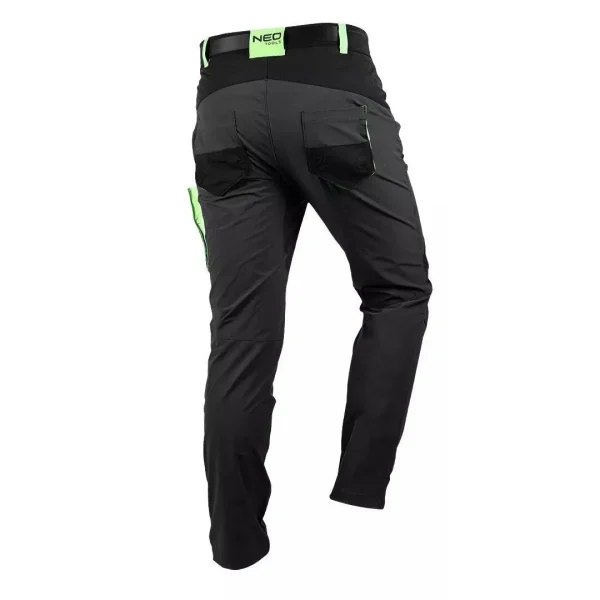 Pantaloni de lucru, elastici, poliamida, model Premium, gri inchis, marimea S/48, NEO