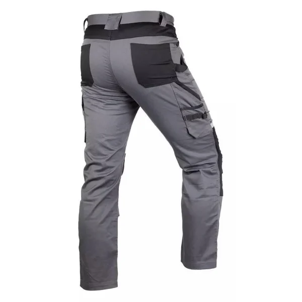Pantaloni de lucru, bumbac, poliester, intariri genunchi, model Mix&Match, gri, marimea M/50, NEO