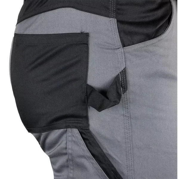 Pantaloni de lucru, bumbac, poliester, intariri genunchi, model Mix&Match, gri, marimea M/50, NEO