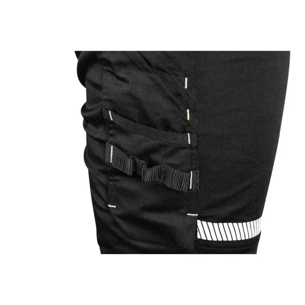 Pantaloni de lucru, reflectorizanti, negru si galben, model Hi-Vis, marimea L/52, NEO
