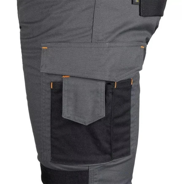 Pantaloni de lucru, poliester, bumbac, intariri genunchi, model Mix&Match, gri, marimea M/50, NEO