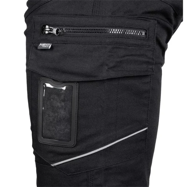 Pantaloni de lucru, bumbac si poliester, model Mix&Match, negru, marimea XL/54, NEO