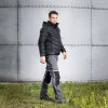 Pantaloni de lucru, bumbac, poliester, intariri genunchi, model Mix&Match, gri, marimea XXL/56, NEO