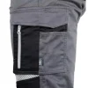 Pantaloni de lucru, bumbac, poliester, intariri genunchi, model Mix&Match, gri, marimea XXL/56, NEO