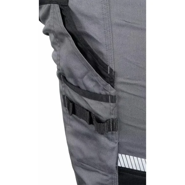 Pantaloni de lucru, bumbac, poliester, intariri genunchi, model Mix&Match, gri, marimea XXL/56, NEO