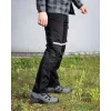 Pantaloni de lucru, bumbac, poliester, intariri genunchi, model Mix&Match, negru, marimea XXL/56