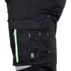 Pantaloni de lucru, bumbac, poliester, intariri genunchi, model Mix&Match, negru, marimea XXL/56