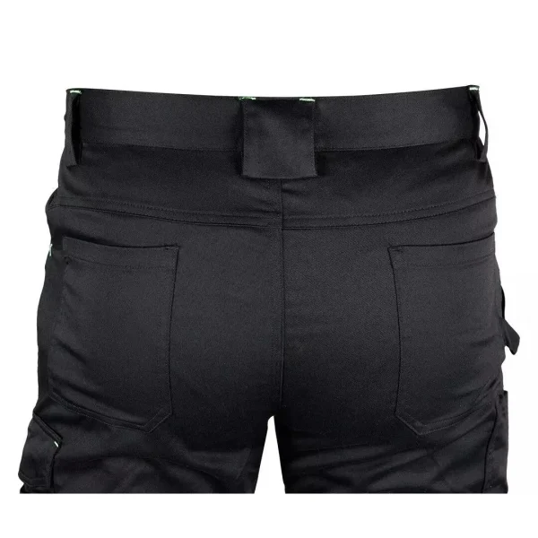 Pantaloni de lucru, bumbac, poliester, intariri genunchi, model Mix&Match, negru, marimea XXL/56