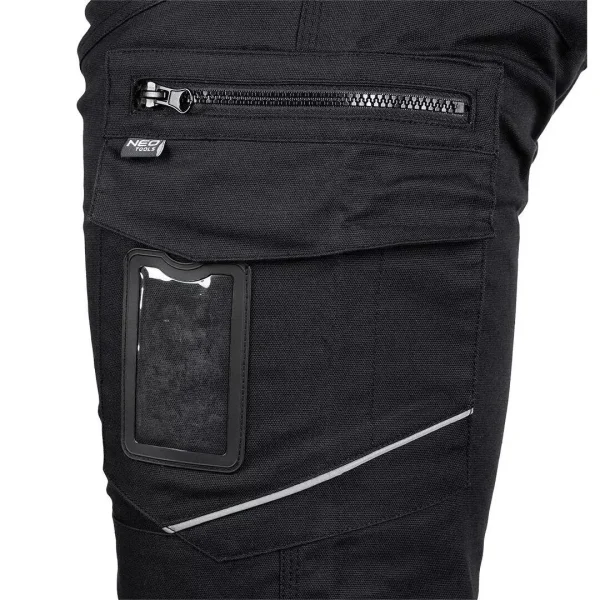 Pantaloni de lucru, bumbac si poliester, model Mix&Match, negru, marimea XXL/56, NEO