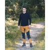 Pantaloni de lucru, elastici, nylon, model Outdoor, galben mustar, marimea L/52, NEO