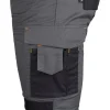 Pantaloni de lucru, poliester, bumbac, intariri genunchi, model Mix&Match, gri, marimea XXL/56, NEO