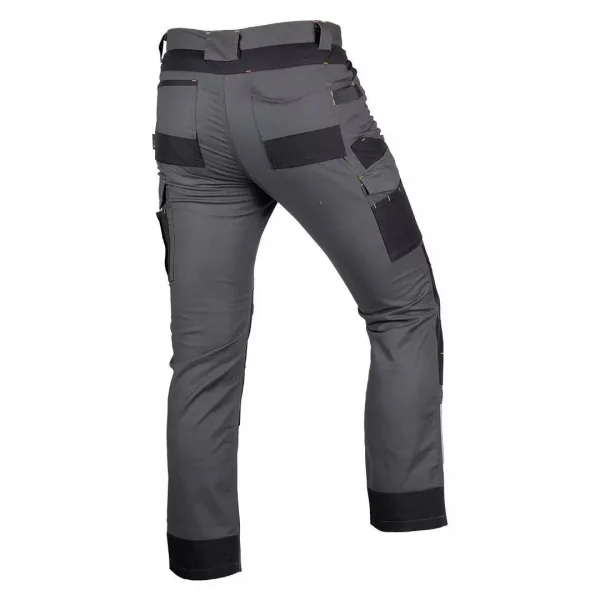 Pantaloni de lucru, poliester, bumbac, intariri genunchi, model Mix&Match, gri, marimea XXL/56, NEO