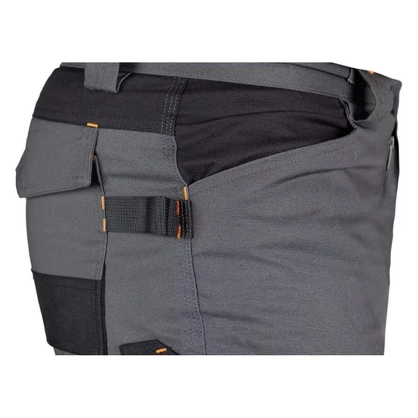 Pantaloni de lucru, poliester, bumbac, intariri genunchi, model Mix&Match, gri, marimea XXL/56, NEO