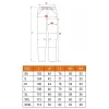 Pantaloni de lucru, reflectorizanti, negru si galben, model Hi-Vis, marimea XL/54, NEO