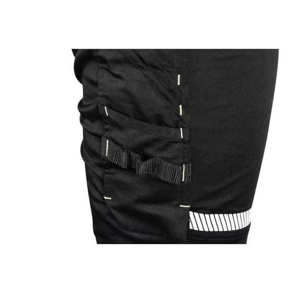 Pantaloni de lucru, reflectorizanti, negru si galben, model Hi-Vis, marimea XXL/56, NEO