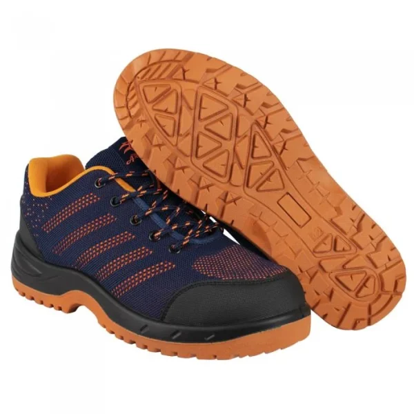 Pantofi de lucru, SB, SRC, Fly-knit, bombeu metalic, bleumarin, marimea 40, ART.MAS
